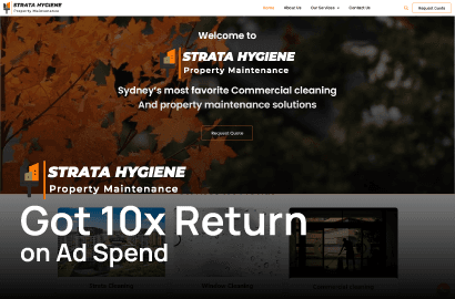 STRATA HYGIENE Generates $424.6k in Revenue with a 8.6x ROI on $49,710 in Ad Spend